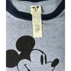 Disney | Tops | Disney Parks Mickey Mouse Ringer T Shirt Xl Blue ...